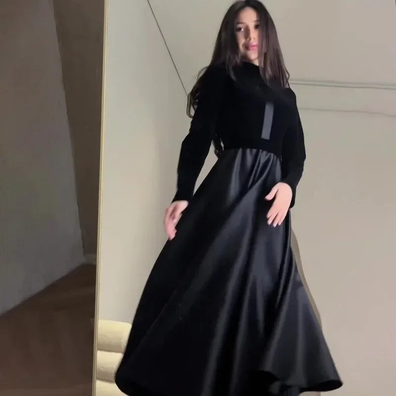 Stylisha™ - Elnath Velvet Elegantie Avondjurk