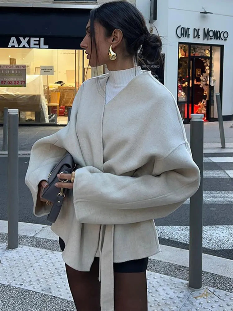 Stylisha™ - Pollux Chique Wollen V-Hals Jack